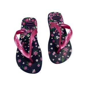 Girls Havaianas Flip Flops Size 3/4